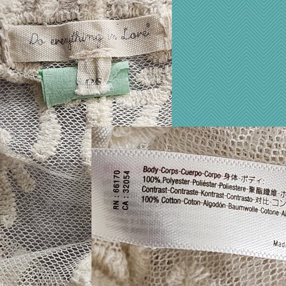 Do Everything in Love Ivory Floral Lace Open Front Long Cardigan - Picture 5 of 5